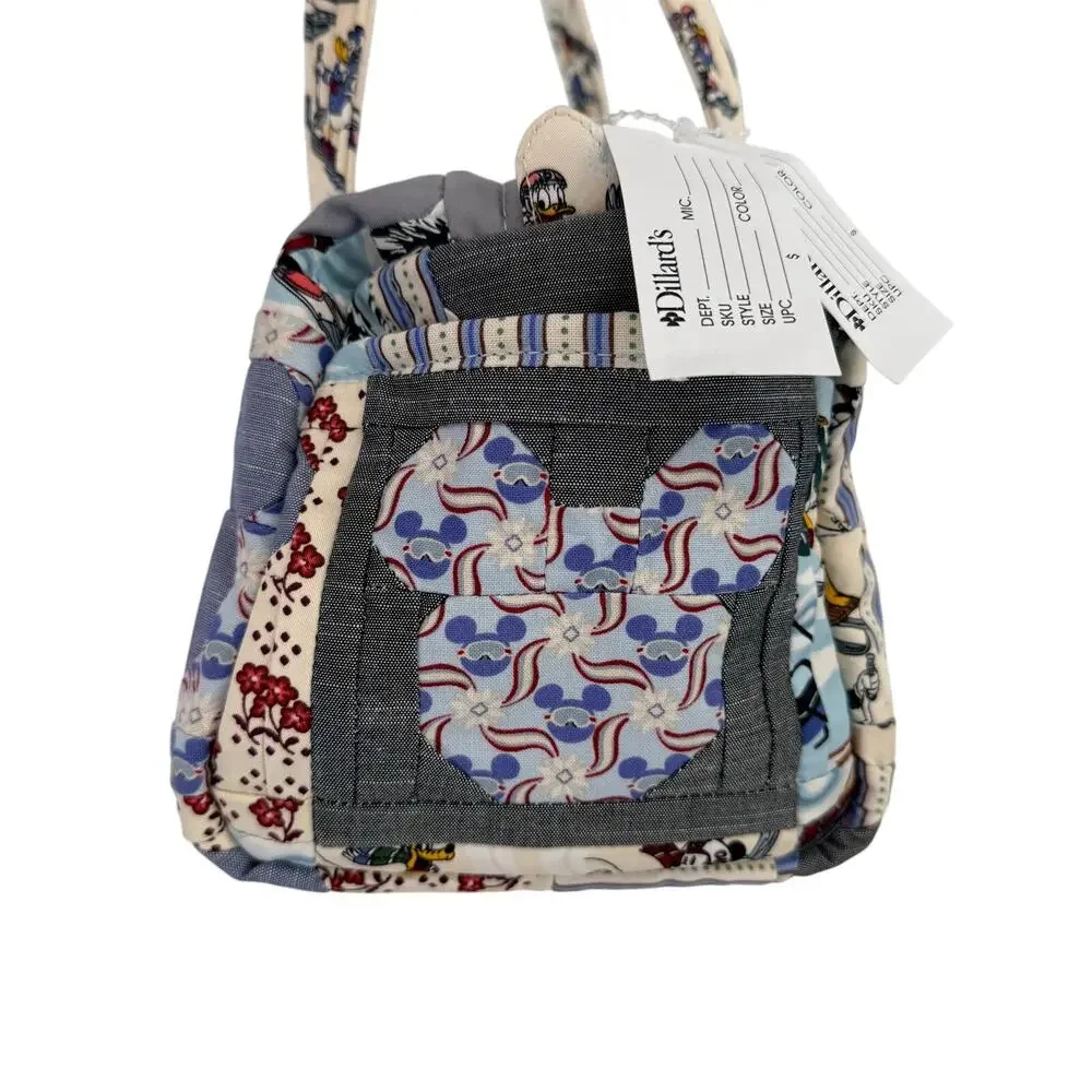 Vera Bradley Disney Original 100 Handbag Ski Weekend Mickey Patchwork Quilt